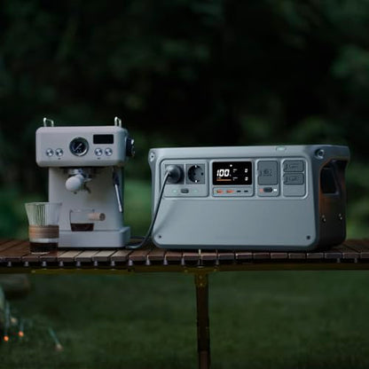 DJI Power 1000 V2 Powerstation 1024Wh LiFePO4, 2600W Solar, kompakt, 0–80% in 37 Min. Schnellladung, Camping & Zuhause