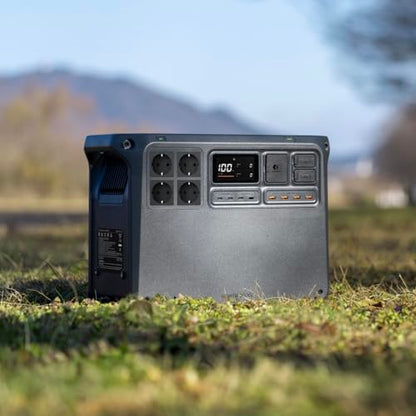 DJI Power 2000 Powerstation 2048Wh LiFePO4, 3000W Solar, 0–80% in 45 Min. Schnellladung, Notstrom für Zuhause & Camping