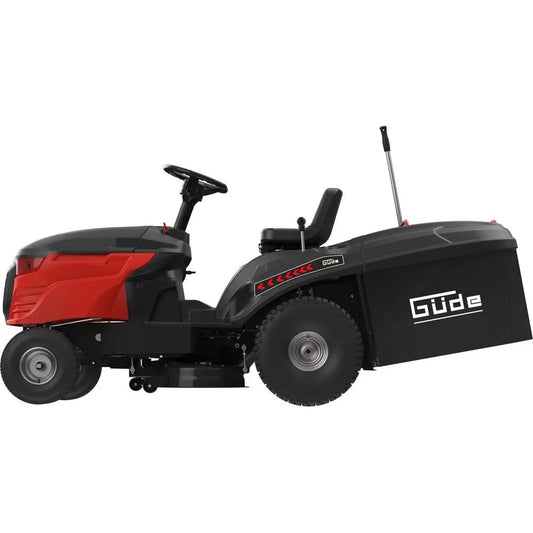 Güde Rasentraktor GAR 685 T Hydrostat, Luftbereifung, 210 L Fangsack, kraftvoll, komfortabel, wendig für große Rasenflächen, Garten, Parkanlagen