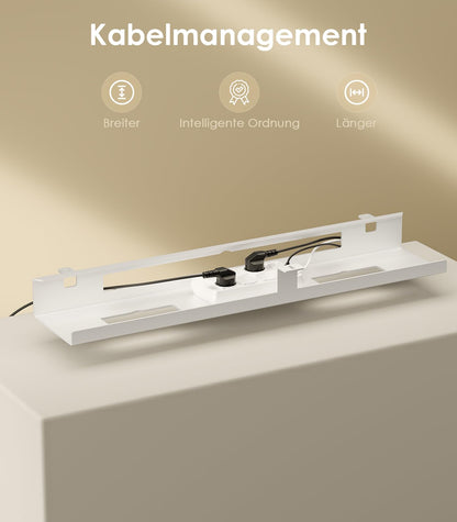 OffiGo Höhenverstellbarer Schreibtisch 120x60 cm, 25 mm Platte, 2 Motoren, USB-Anschluss, 3 Memory-Funktionen, elektrisch, Eiche