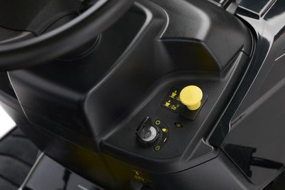 ALPINA AT3 98 A Rasentraktor 98 cm - STIGA 352 cc Motor - Seitenauswurfmähwerk mit Mulchkit-Stecker im Lieferumfang - 7 Schnitthöhen - für Rasenflächen bis zu 4500 m²