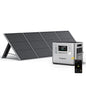 AFERIY Solar Generator 2400W 2048Wh mit 200W faltbarem Solarpanel, APP, LiFePO4, 4800W Peak, tragbare Powerstation für Camping