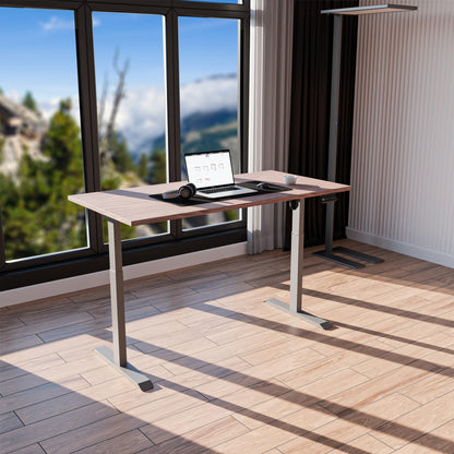 Standable ECO Höhenverstellbarer Schreibtisch 160x80 cm, elektrisch, 3 Speicherstufen, höhenverstellbar 70-115 cm, 1,8 cm Platte